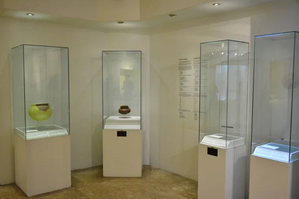 Manila Julio Museo Nacional Antropología Exhibición Macetas Arcilla Julio 2018 — Foto de Stock