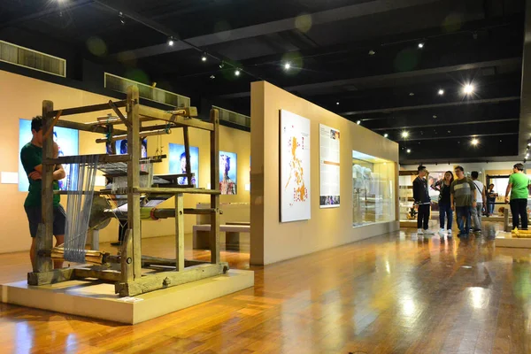 Manila Temmuz Filipin Antropoloji Ulusal Müzesi Tekstil Sergisi Temmuz 2018 — Stok fotoğraf