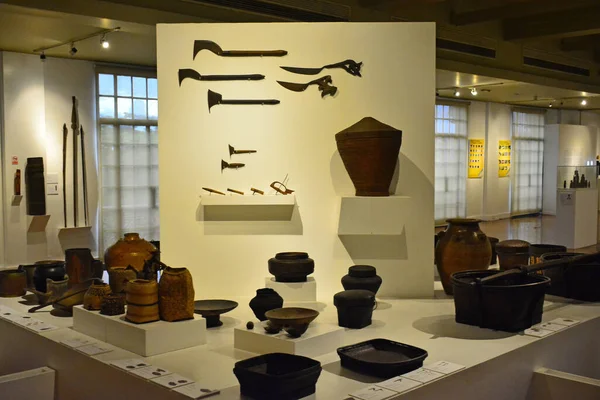 Manila Juli 2018 Manila Filippinerna National Museum Anthropology Rice Agricultural — Stockfoto