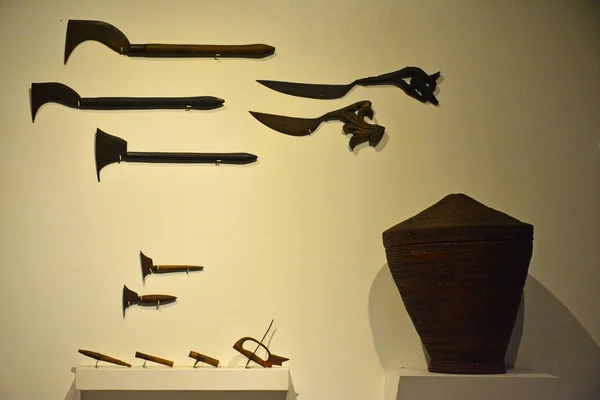 Manila July National Museum Anthropology Rice Agricultural Tools July 2018 — Stock Photo, Image