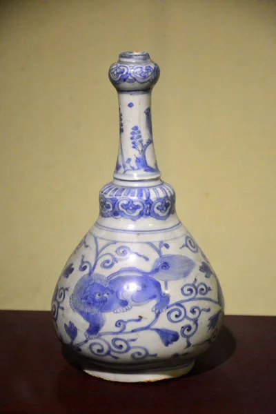 China Jarrón Porcelana Jarrón Exhibición Museo Nacional — Foto de Stock
