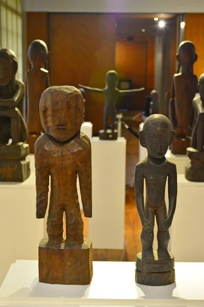 Manila Juli Nationalmuseum Für Anthropologie Bulul Geschnitzte Holzfigur Juli 2018 — Stockfoto