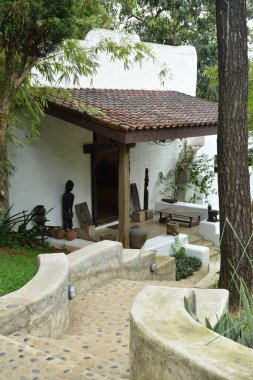 RIZAL, PH - 22 Aralık - Pinto Sanat Müzesi cephesi 22 Aralık 2018, Antipolo, Rizal, Filipinler