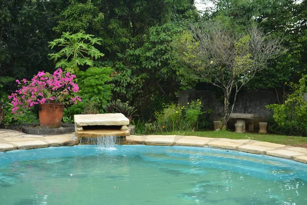 Rizal Dec Pinto Konstmuseum Swimmingpool December 2018 Antipolo Rizal Filippinerna — Stockfoto