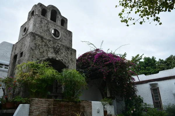 Rizal Dec Pinto Art Museum Chapel Bell Tower Facade December — Stock Photo, Image