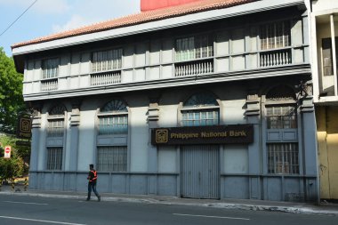 MANILA, PH - APR 7 - Filipin Ulusal Bankası 7 Nisan 2019 tarihinde Manila, Filipinler.