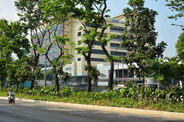 MANILA, PH - APR 7 - Filipin liman yetkilileri 7 Nisan 2019 tarihinde Manila, Filipinler 'de.