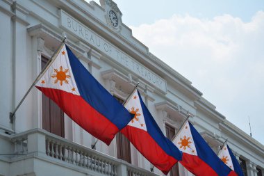 MANILA, PH - APR 7 - 7 Nisan 2019 'da Filipinler' in Manila kentinde bulunan Intramuros 'taki Hazine Dairesi.
