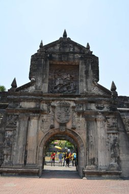 MANILA, PH - APR 7 - Fort Santiago cephesi 7 Nisan 2019 tarihinde Manila, Filipinler.
