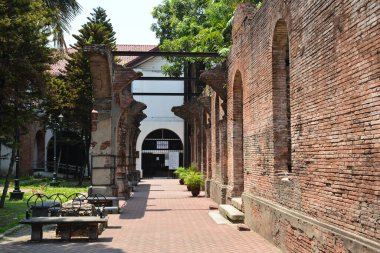 MANILA, PH - APR 7 - Jose Rizal 7 Nisan 2019 'da Fort Santiago Müzesi, Intramuros, Manila, Filipinler.