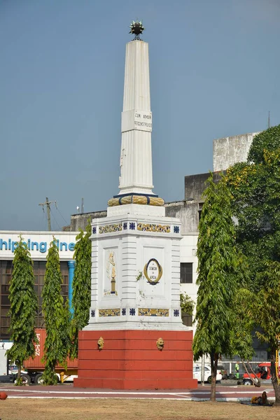 Manila Apr Anda Circle Monument Tower Στις Απριλίου 2019 Στη — Φωτογραφία Αρχείου