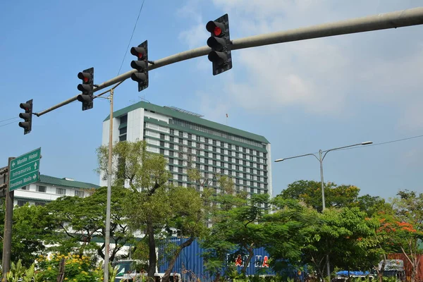 Manila Abr Manila Hotel Fachada Abril 2019 Manila Filipinas —  Fotos de Stock