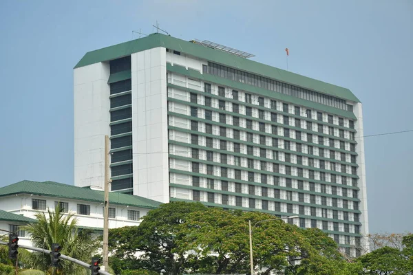 Manila Abr Manila Hotel Fachada Abril 2019 Manila Filipinas — Foto de Stock