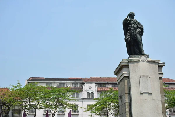 Manila Apr Rey Carlos Monumento Plaza Roma Intramuros Abril 2019 — Fotografia de Stock