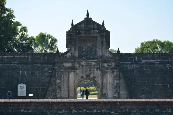 Manila Apr Fachada Fort Santiago Intramuros Abril 2019 Manila Filipinas — Fotografia de Stock