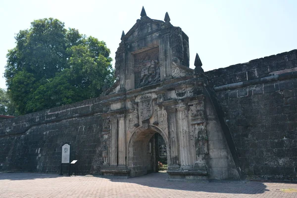Manila Apr Fachada Fort Santiago Intramuros Abril 2019 Manila Filipinas — Fotografia de Stock