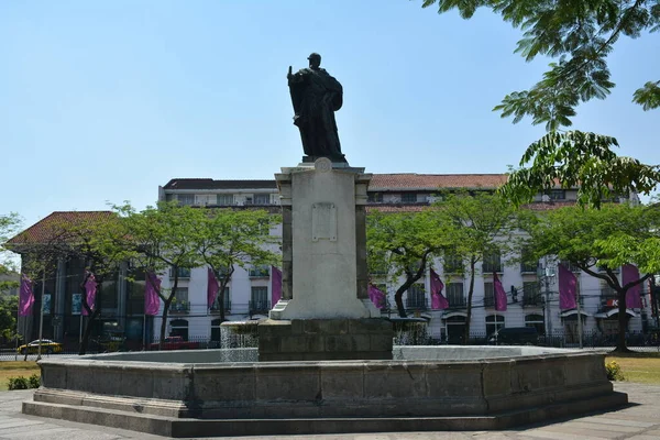 Manila Apr Rey Carlos Monument Plaza Roma Intramuros April 2019 — Stock Photo, Image