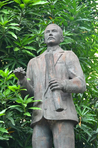 Manila Oct Jose Rizal Staty Vid Intramuros Muromgärdade Stad Den — Stockfoto