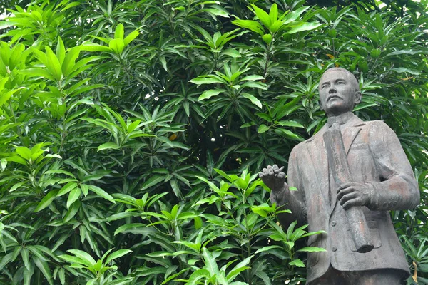 Manila Oct Jose Rizal Άγαλμα Στην Περιτειχισμένη Πόλη Του Intramuros — Φωτογραφία Αρχείου