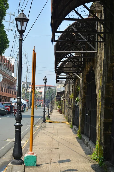 Manila Ottobre Sidewalk Intramuros Walled City Ottobre 2019 Manila Filippine — Foto Stock