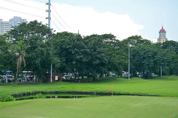 Manila Zzú Golfové Hřiště Hradbách Města Intramuros Října 2019 Manile — Stock fotografie