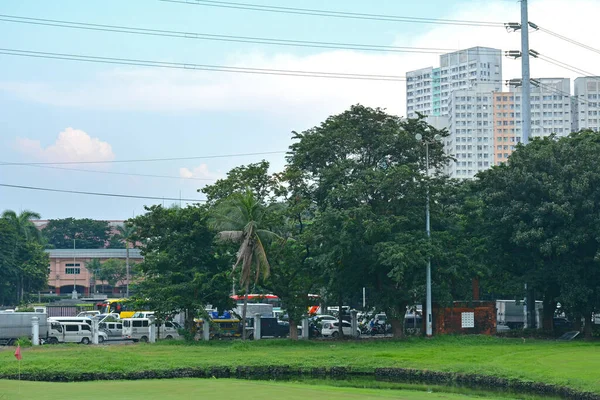 Manila Październik Pole Golfowe Mieście Otoczonym Murami Intramuros Października 2019 — Zdjęcie stockowe