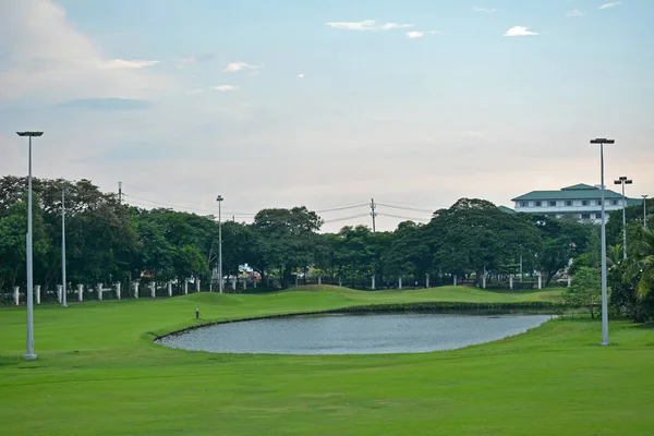 Manila Oct Golfbana Vid Intramuros Muromgärdade Stad Den Oktober 2019 — Stockfoto