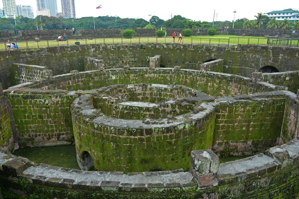 Manila Oct 2019 필리핀 마닐라에서 Intramuros 도시의 Baluarte San Diego — 스톡 사진