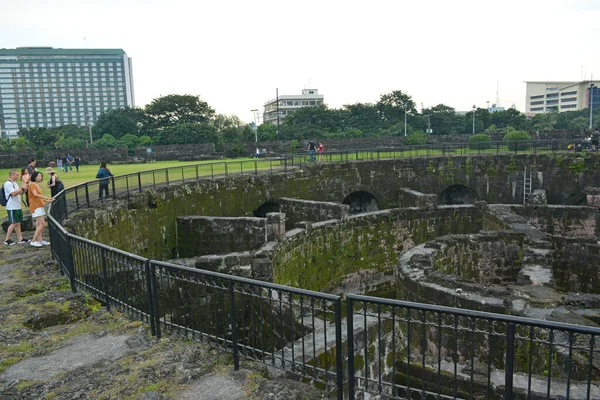 Manila Oct 2019 필리핀 마닐라에서 Intramuros 도시의 Baluarte San Diego — 스톡 사진