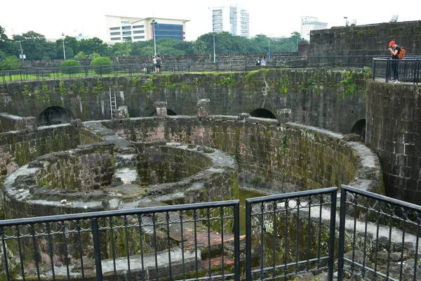 Manila Oct 2019 필리핀 마닐라에서 Intramuros 도시의 Baluarte San Diego — 스톡 사진