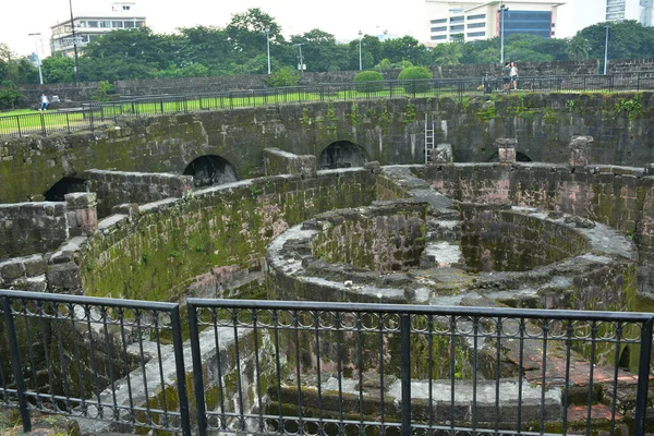 Manila Oct 2019 필리핀 마닐라에서 Intramuros 도시의 Baluarte San Diego — 스톡 사진