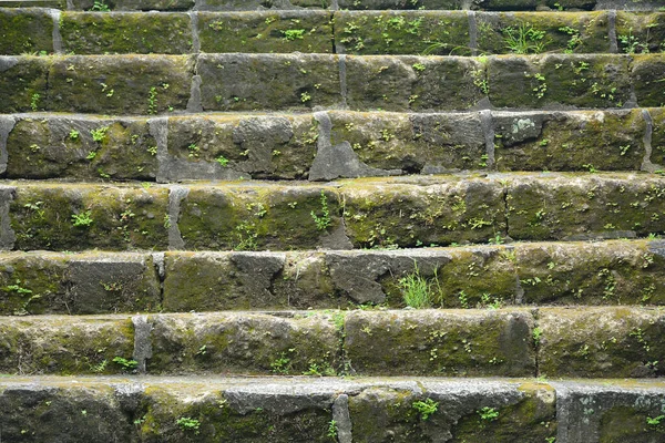 Escaleras Exteriores Hechas Ladrillos Durante Trasfondo Era Española Filipinas —  Fotos de Stock