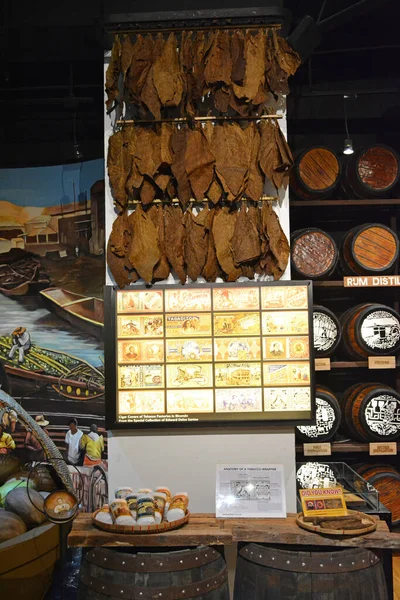 Manila Ene Exhibición Tabaco Museo Chinatown Enero 2020 Manila Filipinas —  Fotos de Stock