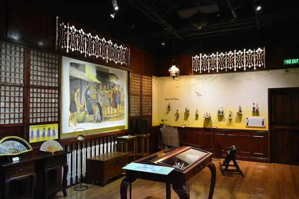 Manila Jan Interiér Starého Obývacího Pokoje Chinatown Museum Ledna 2020 — Stock fotografie