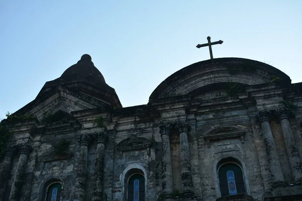 Batangas Května Taal Basilica Kostel Fasáda Května 2019 Batangas Filipíny — Stock fotografie