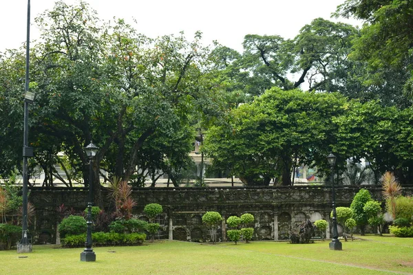 Manila Oct Paco Park Cemetery Niches Wall Trees October 2018 — Stock Photo, Image