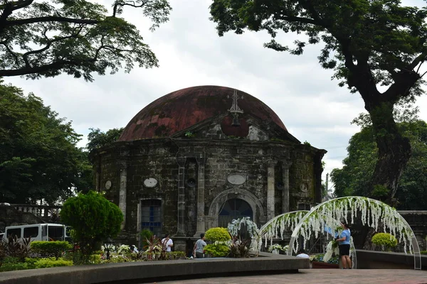 Manila Oct Fasada Kaplicy Pancratiusa Parku Paco Października 2018 Manili — Zdjęcie stockowe