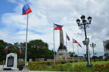 MANILA, PH - OCT 20 - Jose Rizal heykeli Rizal parkında 20 Ekim 2018, Manila, Filipinler.