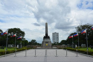 MANILA, PH - OCT 20 - Jose Rizal heykeli Rizal parkında 20 Ekim 2018, Manila, Filipinler.