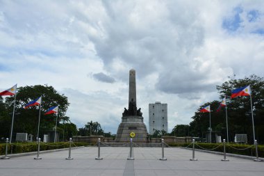 MANILA, PH - OCT 20 - Jose Rizal heykeli Rizal parkında 20 Ekim 2018, Manila, Filipinler.