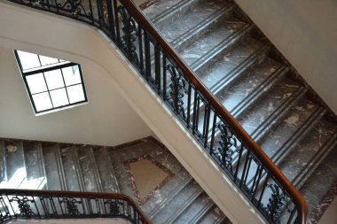 MANILA, PH - OCT 20 - Ulusal Doğal Tarih Müzesi merdivenleri 20 Ekim 2018, Manila, Filipinler.