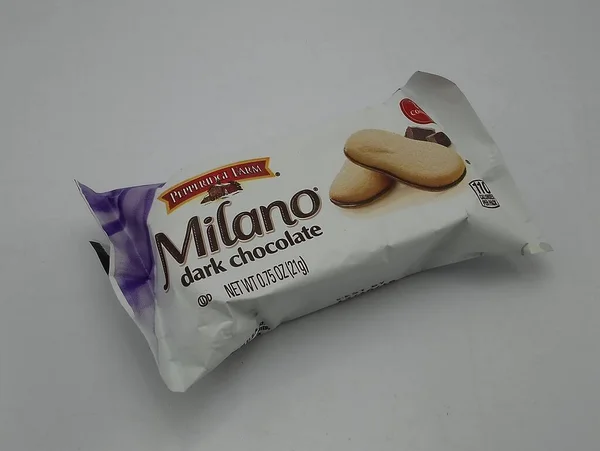 Quezon City Oct Milano Dark Chocolate Στις Οκτωβρίου 2018 Στο — Φωτογραφία Αρχείου