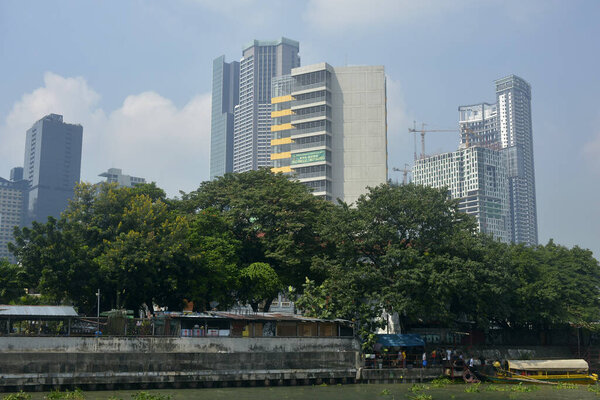 MAKATI, PH - OCT 6 - Surrounding building structures on October 6, 2018 in Makati, Philippines.
