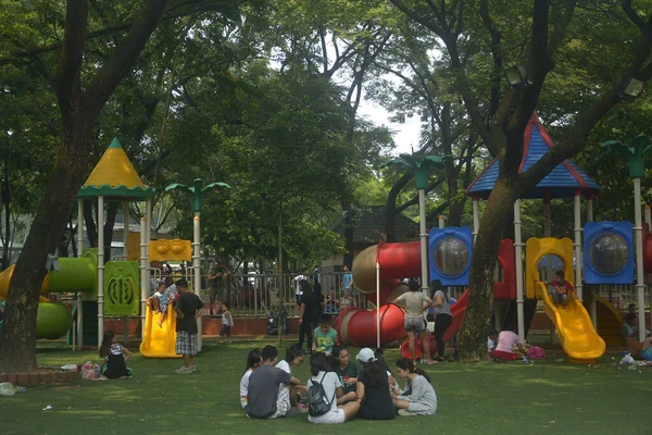 Quezon City Oct Quezon Memorial Circle Playground Octubre 2018 Quezon —  Fotos de Stock