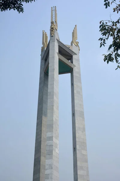 Quezon City Oct Quezon Memorial Circle Obelisk Památková Věž Října — Stock fotografie