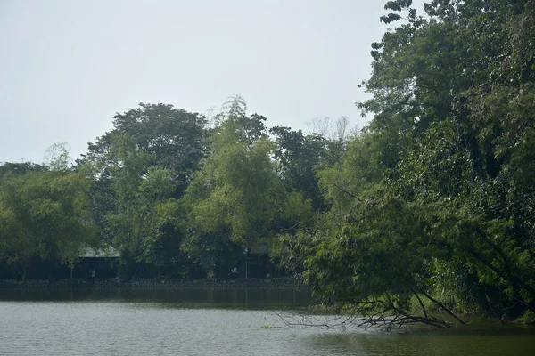 Quezon City Oct Ninoy Aquino Parky Divoká Zvěř Vodní Laguna — Stock fotografie