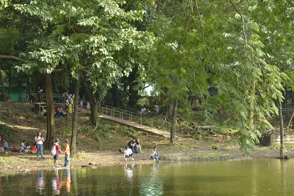 Quezon City Oct Ninoy Aquino Parks Wildlife Water Lagoon October — 图库照片