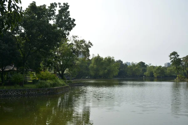 Quezon City Oct Ninoy Aquino Parks Wildlife Water Lagoon October — Φωτογραφία Αρχείου