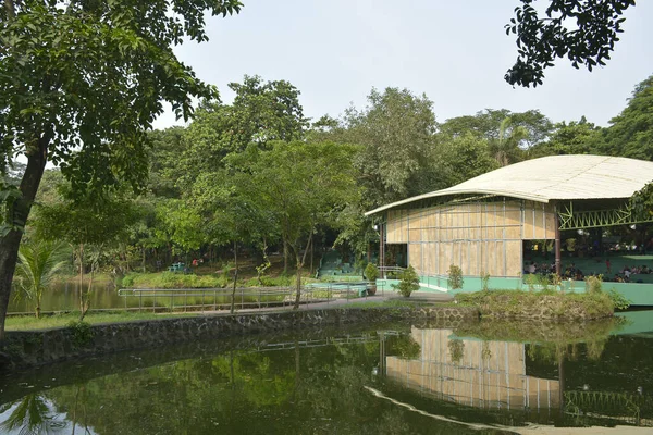 Quezon City Oct Ninoy Aquino Parkları Vahşi Yaşam Amfitiyatro Cephesi — Stok fotoğraf