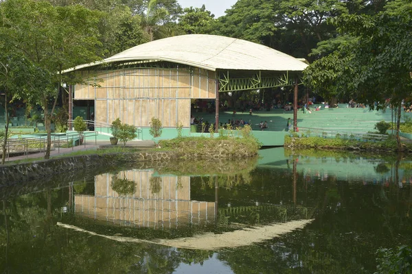 Quezon City Oct Ninoy Aquino Parks Wildlife Amphitheater Facade Octubre —  Fotos de Stock